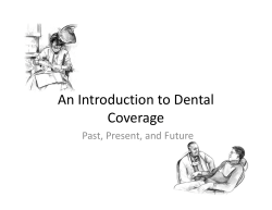 An Introduction to Dental Coverage