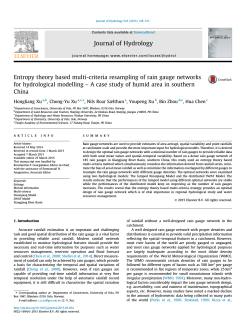 Entropy theory based multi-criteria resampling of rain gauge