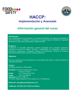 HACCP - Food Safety
