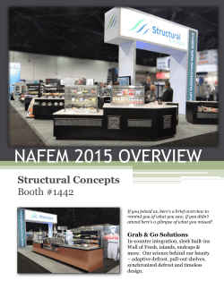 NAFEM 2015 OVERVIEW - Structural Concepts