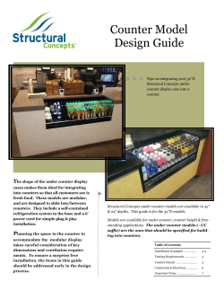 Counter Model Design Guide