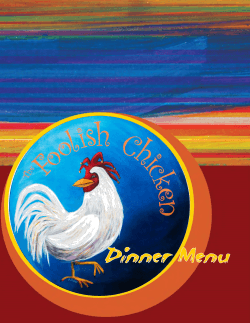 Dinner Menu Here - Foolish Chicken