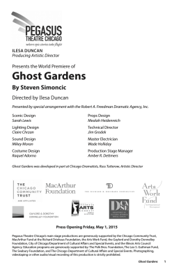 Ghost Gardens Program