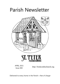 April 2015 - St Peter`s Church, Fordcombe