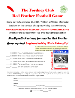 The Fordney Club Red Feather Football Game