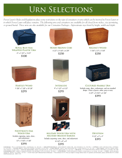 Urn Selections