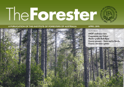 April 2015 - Institute of Foresters of Australia