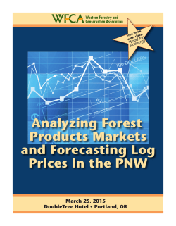 Analyzing Forest Products Markets and Forecasting Log