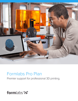 Formlabs Pro Plan