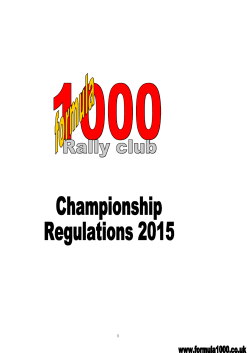 Championship regs 2015 Senior tar finalv3