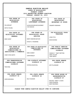 2015 rep sample ballot