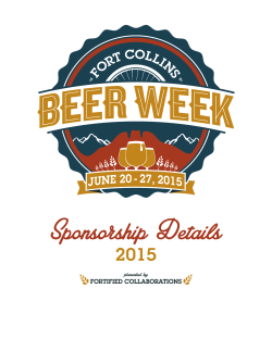 2014 - Fort Collins Beer Week