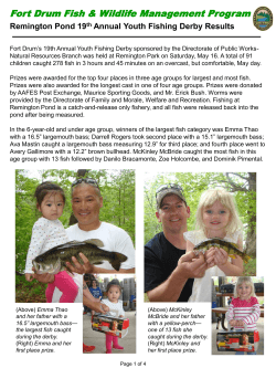 Fort Drum Fish & Wildlife Management Program