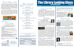 Summer 2015 - Fort Lee Public Library