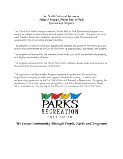 Fort Smith Parks and Recreation Adopt