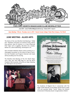 06-15 Flashpaper.pub - Fort Worth Magicians Club