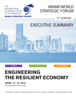 engineering the resilient economy april 13 â 14, 2015
