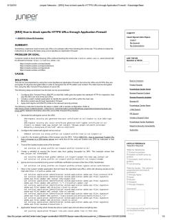 [SRX] How to block specific HTTPS URLs through Application Firewall