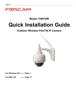 Quick Installation Guide - Foscam.us