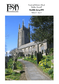 Spring 2015 - Friends of St Andrew`s Stratton