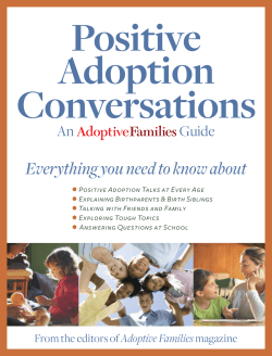 Positive Adoption Conversations