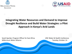 Integrating Water Resources and Demand to Improve Drought