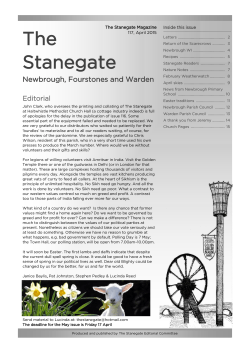 The Stanegate - Fourstones and Newbrough