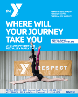 WHERE WILL YOUR JOURNEY TAKE YOU