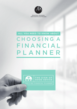 PLANNER - The Financial Planning Association of Australia
