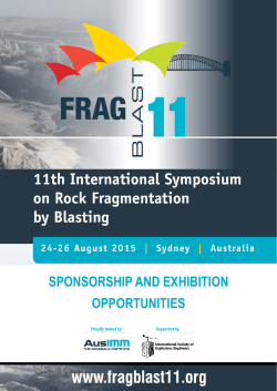 SPONSORSHIP AND EXHIBITION OPPORTUNITIES