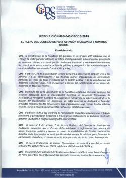 ResoluciÃ³n - Embajada del Ecuador en Francia