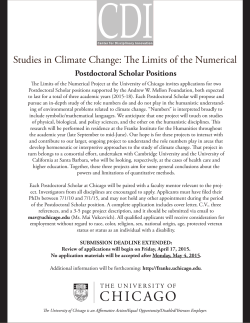 Studies in Climate Change: e Limits of the Numerical
