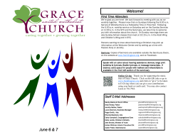 bulletins - Grace United Methodist Church