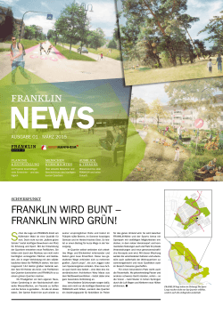 Erste Ausgabe der FRANKLIN NEWS