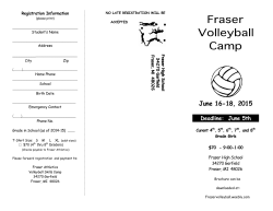 Flyer Here - Fraser Volleyball