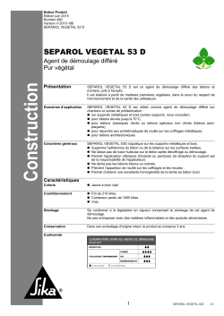 SeparolÂ® Vegetal-53 D