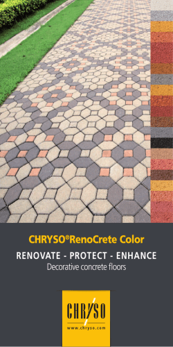 CHRYSOÂ®RenoCrete Color