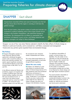 SNAPPER Preparing.fisheries.for.climate.change