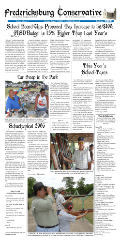 Fourth Edition August 14, 2006 - Fredericksburg Conservative
