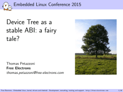 Device Tree as a stable ABI: a fairy tale?