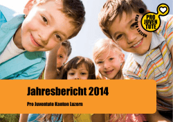 Jahresbericht 2014 - Freiraumarchitektur