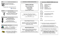 Worship Folder 2015 3-29 - Fresno First Baptist Church
