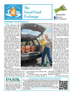 The Good Food Exchange - Friendship Donations Network