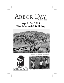 Arbor Day Program 2015.pub
