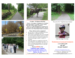 for all - Friends of Topsfield Trails