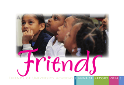the Friends of UA 2014 Annual Report