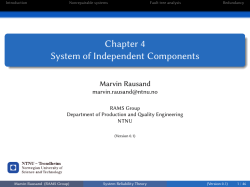 Chapter 4 System of Independent Components