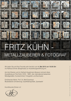Fritz-KÃ¼hn-Gesellschaft eV