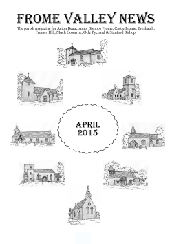 FROME VALLEY NEWS - fromevalleychurches