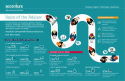 Voice of the Advisor - Accenture Capital Markets Blog